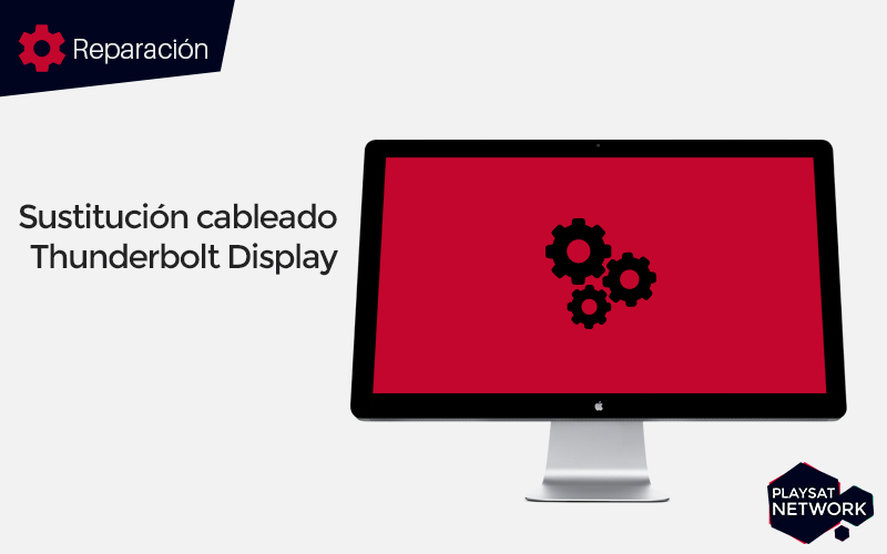Sustitución de cableado Apple Thunderbolt Display