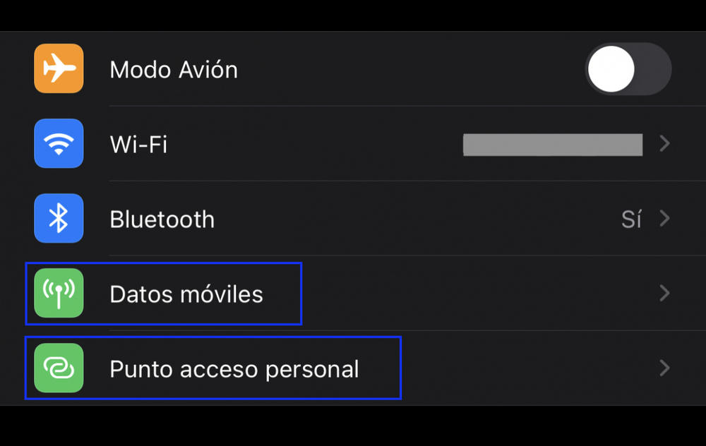 Como compartir iPhone PlaySat